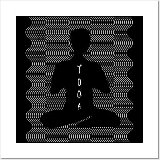 Yoga Fathers day shirt Posters and Art